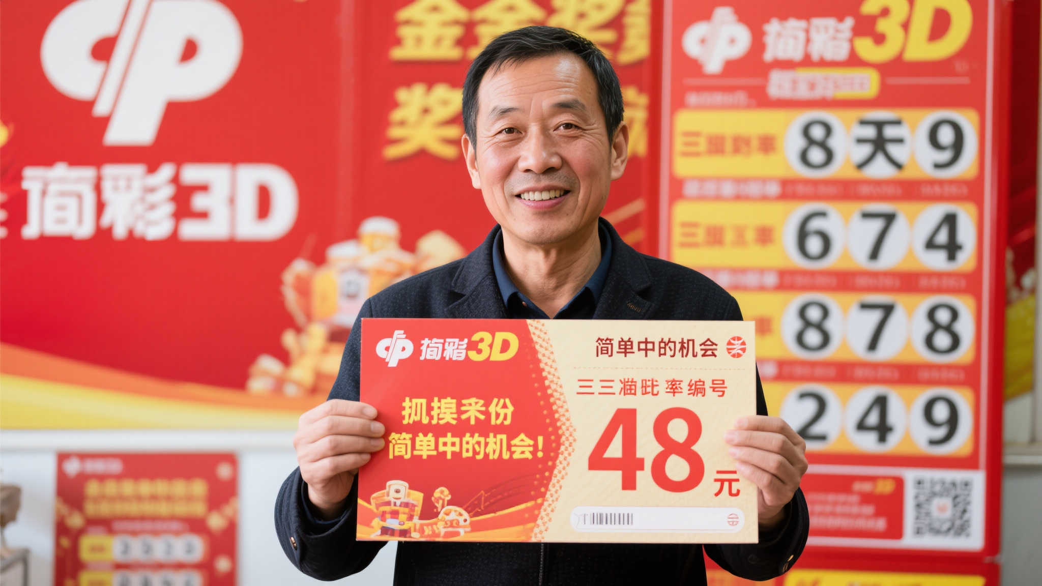 中年男子8天3次命中福彩3D揽获48万 淡然回应如止水